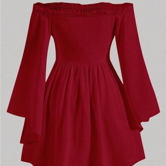 Red Ruffled Skirt - Picture 3 of 3